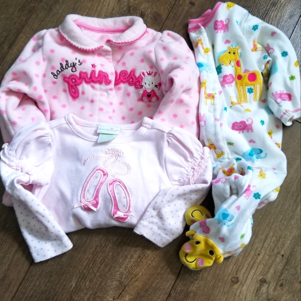 2 SLEEPERS N BALLERINA SHOES SHIRT